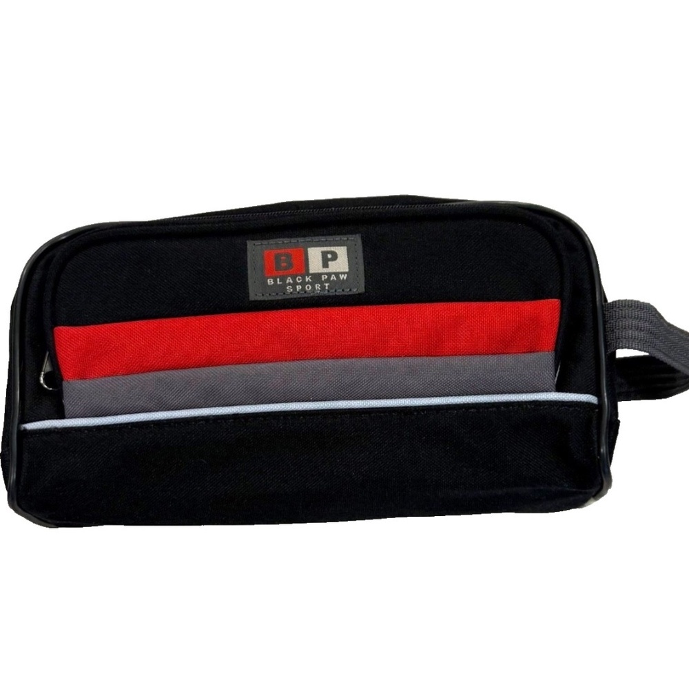Black Paw Sport Men's Toiletry Case/DOP Kit;‎ 2 Compartments